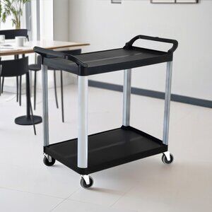 SOGA 2-Tier Kitchen Cart & Food Trolley – Mobile Storage & Serving Rack